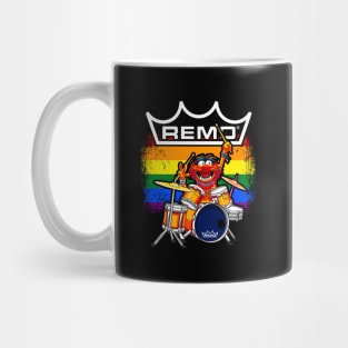 Gay Lgbt Animal Drummer 10 - Musicians And Drummer T Mug